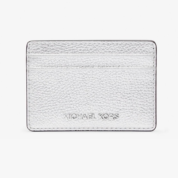 Michael Kors Handbags - #111 - MK - Jet Set Small Metallic Leather Card
Case!
